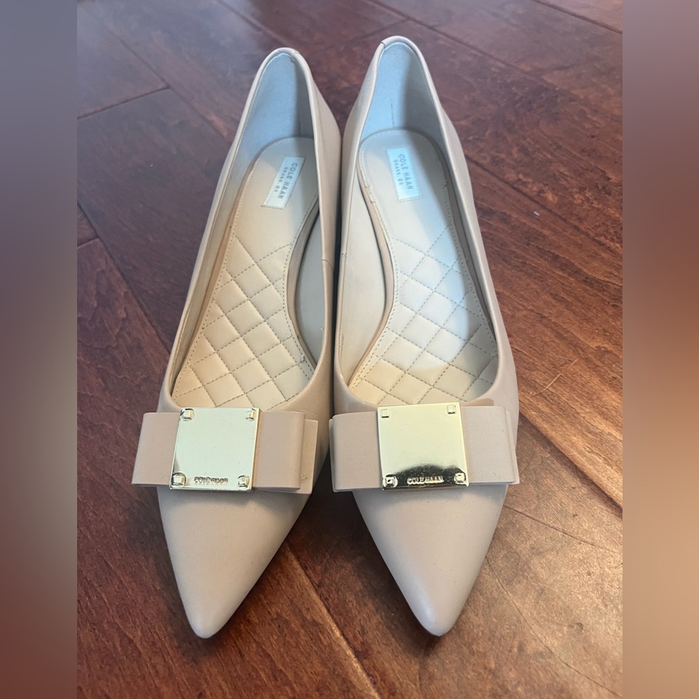 Cole Haan block heel pump